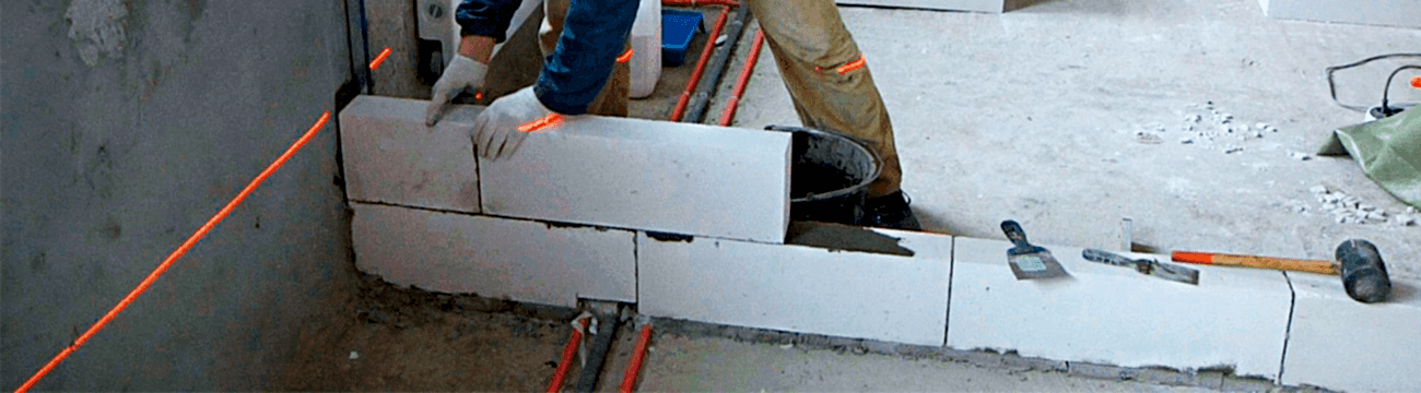 монтаж стен